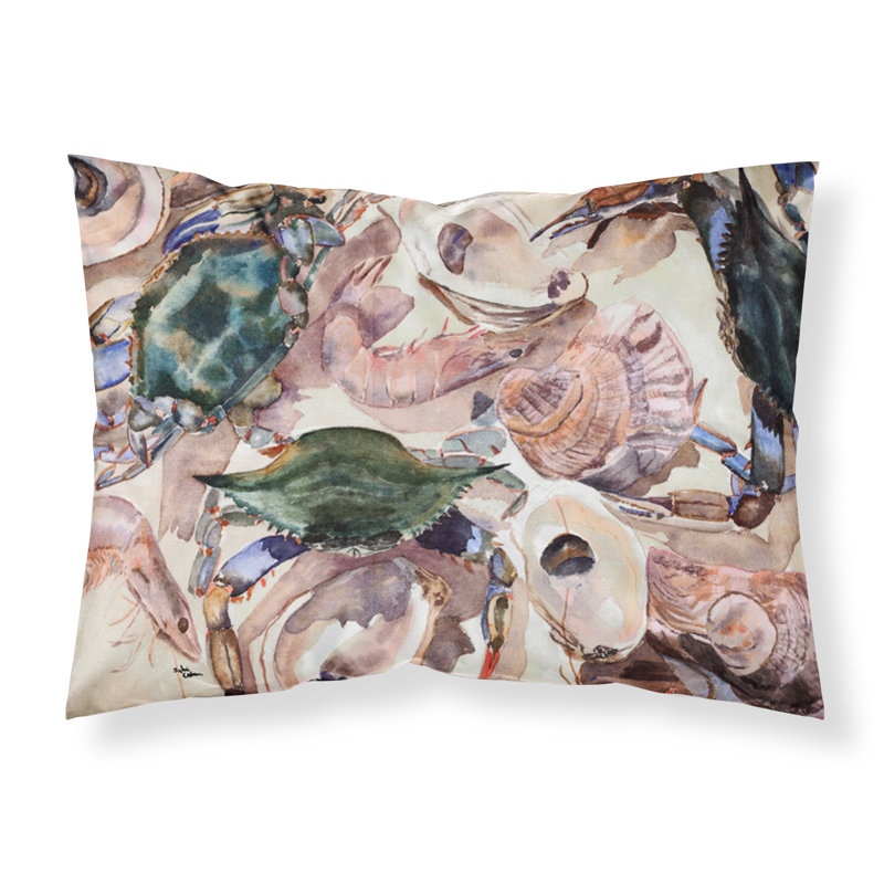  Taie d'oreiller crabe