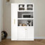 Armoire de cuisine avec étagère de rangement multi-fonctionnelle et multi-niveaux et 4 portes, organisateurs de rangement pour garde-manger pour la cuisine, la salle à manger-2140289581