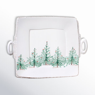 Lastra Holiday Square Platter