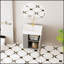 Meuble-lavabo à tablettes ouvertes avec lavabo en céramique et porte à fermeture douce, armoire de rangement pour vestiaire, assemblage requis, idéal pour les salles de bain modernes
