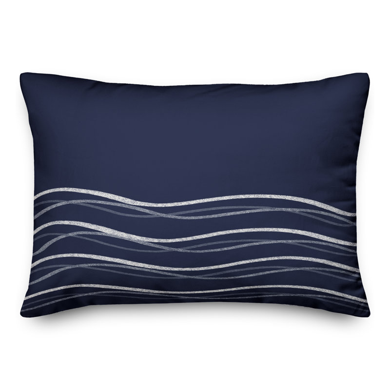 Coussin Striped, Marine