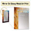 Rhythic Pulse I - abstrait spirales uniques, grand miroir mural moderne, impression sur métal-27634543