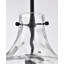 Luminaire suspendu en verre transparent