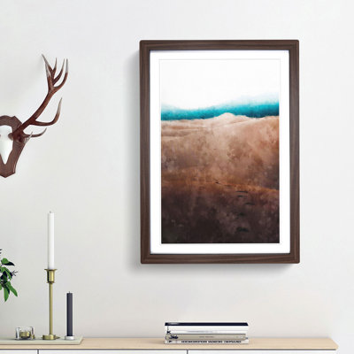Sand Dune In New Mexico - Single Picture Frame Print on MDF