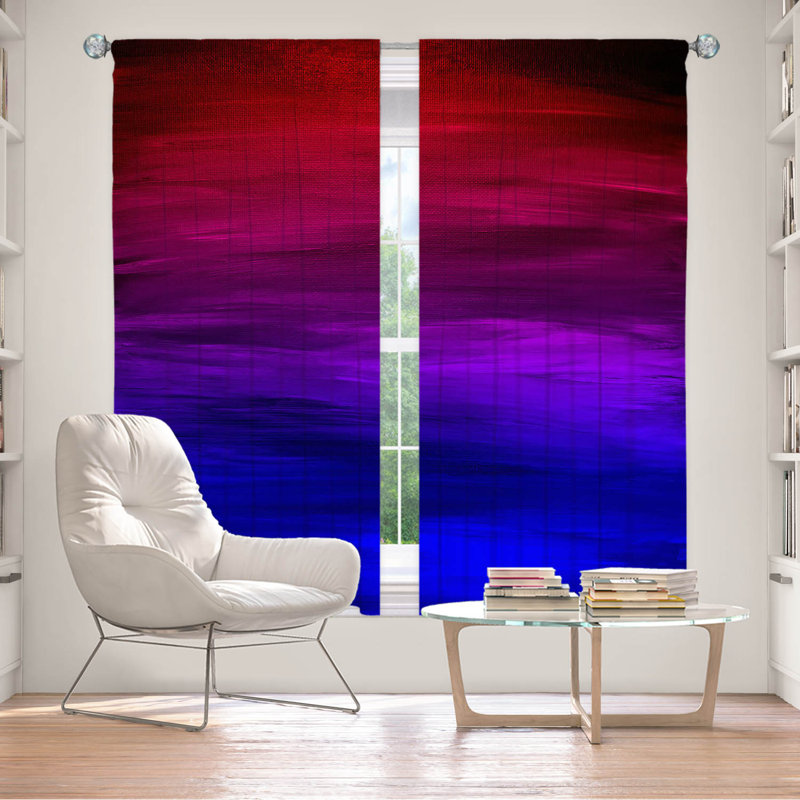 Jemine Room Darkening Curtain Pair, 40" W x 52" L