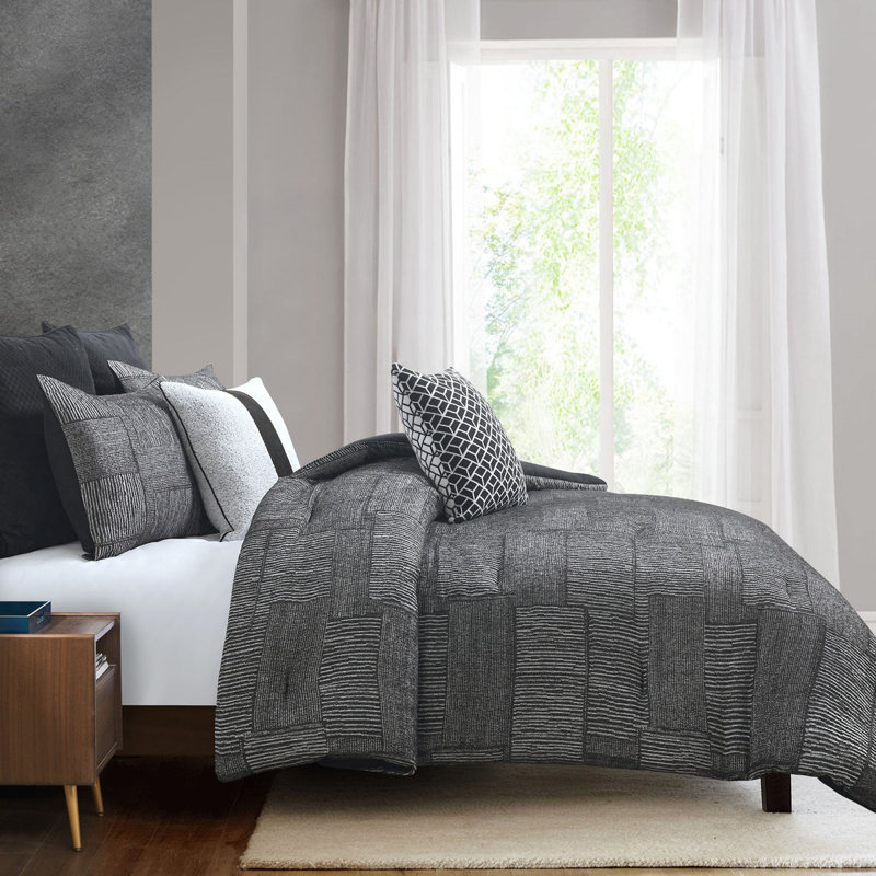 Halifax 3pc Comforter Set, Queen Comforter + 2 Shams