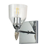 Fun Finial 1 Light Wall Sconce In Chrome