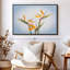 Impression sur toile jaune Strelitzia jaune-100705220