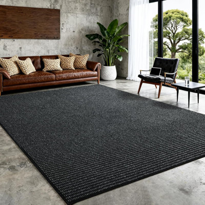 Low-Profile Non-Slip Indoor Area Rug, Machine Washable & Absorbent