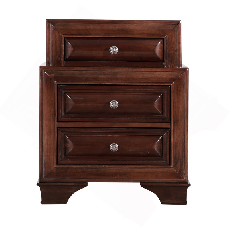Lavita G8875-N Nightstand , Cappuccino, Cappuccino