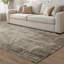 Brenetta Geometric Shapes Green Area Rug-110841983