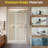 BCANHOME 44–48" W x 76 "H Semi-Frameless Sliding Shower Door–10 mm (3/8") Tempered Glass | Stainless Steel Anti-Rust Hardware | Explosion-Proof Film, Easy-Clean Design, Smooth Sliding Performance | Clear & Stylish, Sturdy & Durable-124481999
