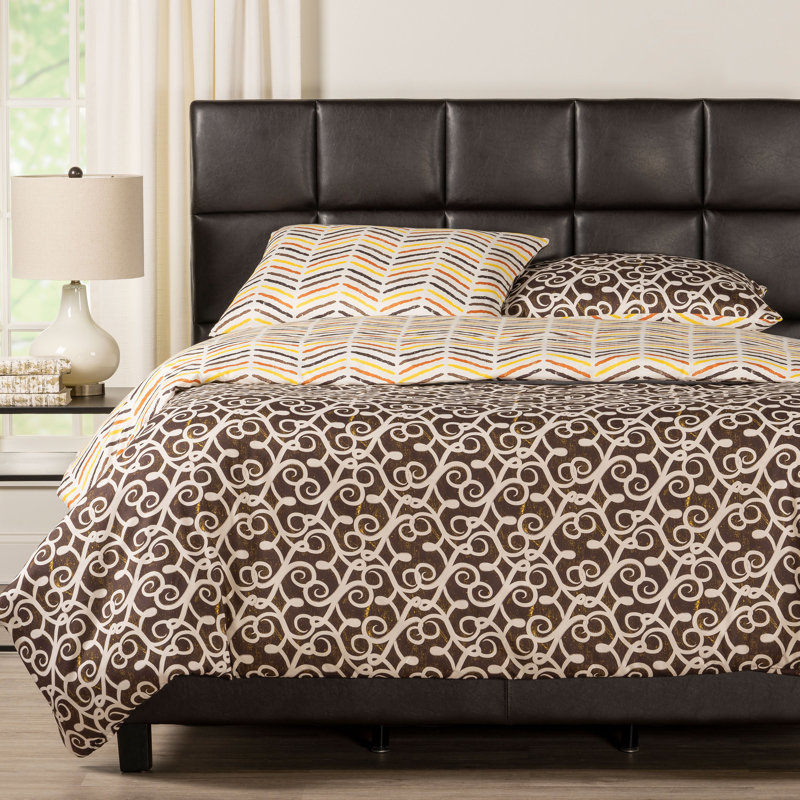 Sabine Polyester Duvet Cover, Queen Duvet Cover + 2 Queen Shams