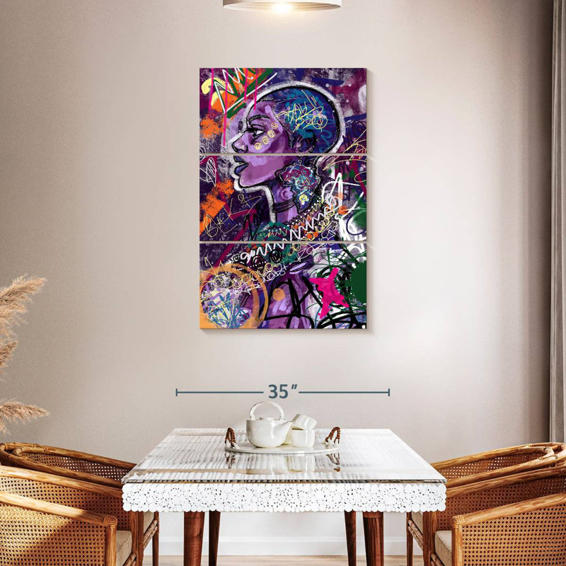 Leisha Black Is Love, 45" H x 28" W