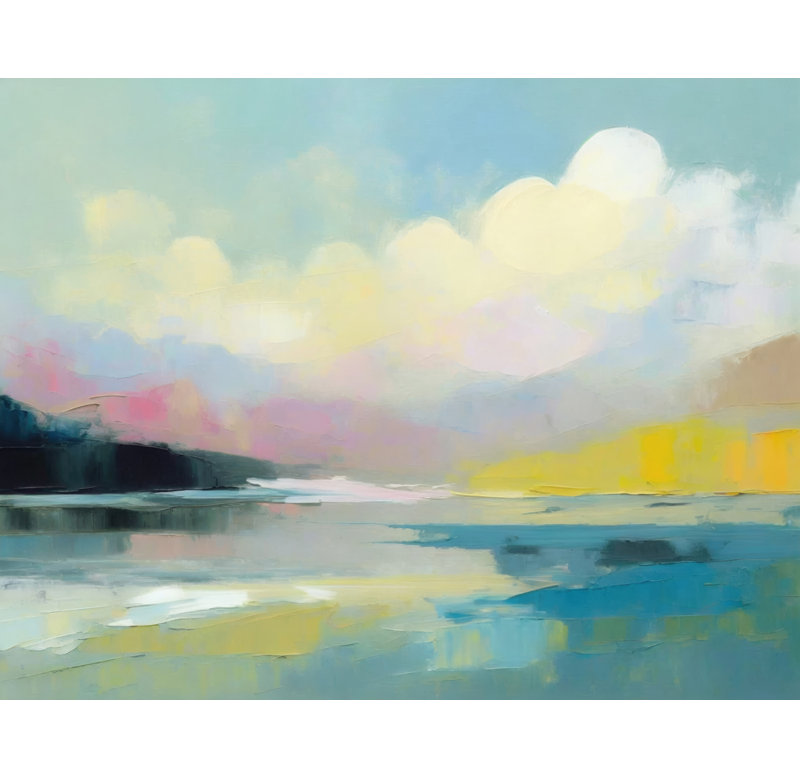 Lake Placid - Reproduction de giclée sur toile tendue avec châssis, H 15 po x l 18 po x P 1,5 po