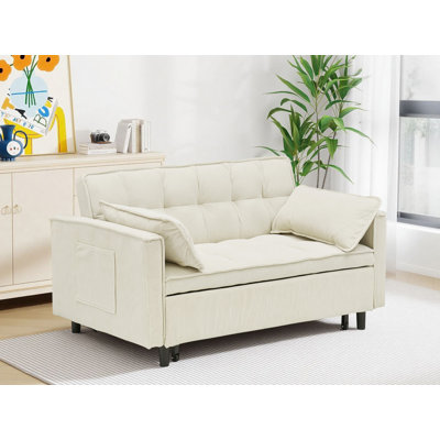 55'' Upholstered Sleeper Sofa