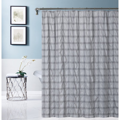 Elitha Solid Color Polyester Shower Curtain