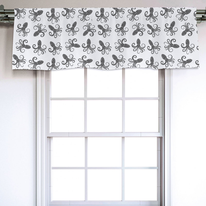 Sateen Ruffled Window Valance