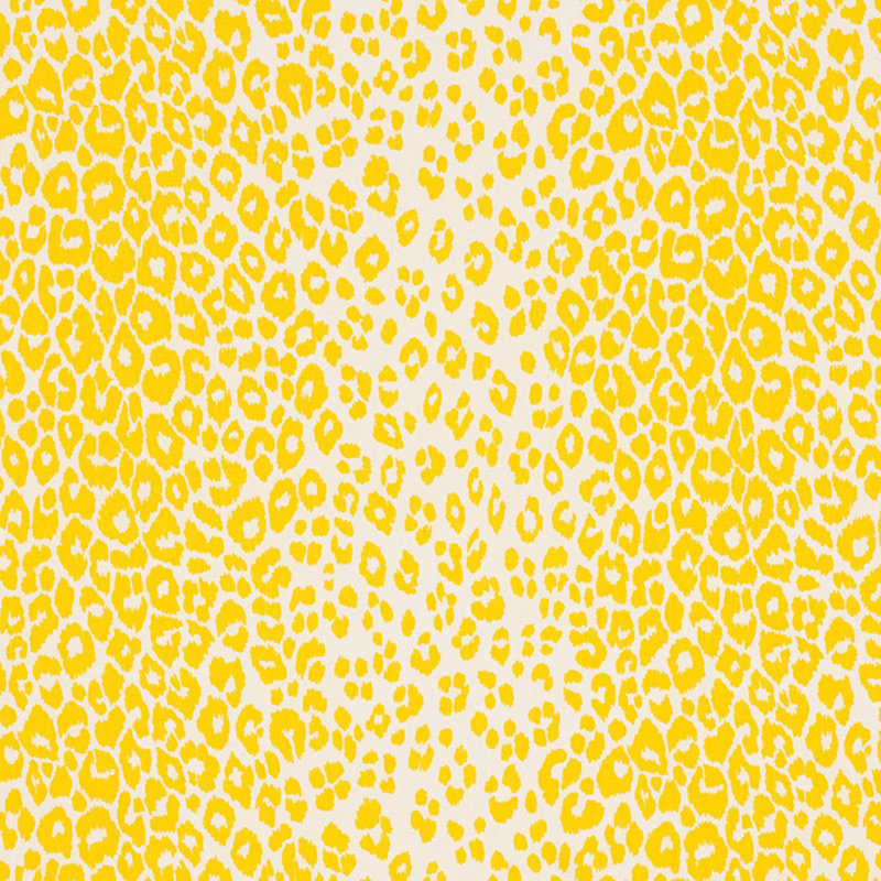 Iconic Leopard Fabric, Yellow