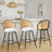 Augustinus Swivel Upholstered Counter & Bar Stool-831697711-831697745-831697749