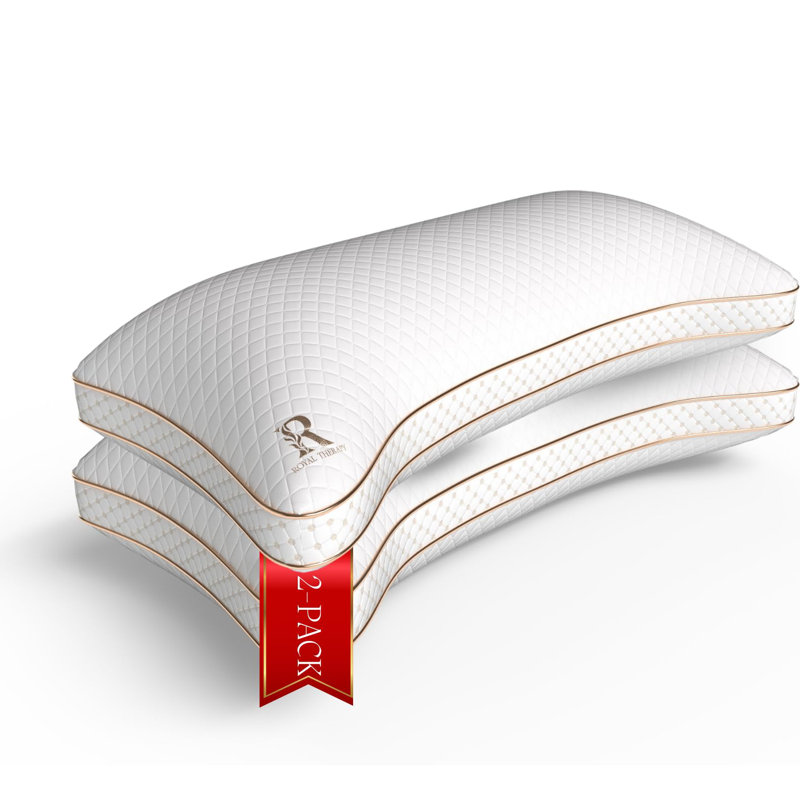 Oreiller en mousse à mémoire de forme Royal Therapie, réglable sans odeur, soulagement de la douleur au cou