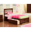 Lit plateforme en bois massif avec pied de lit et tiroirs de rangement Huntsville-1245553926-1245553947