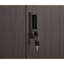 Armoire de rangement en métal avec portes verrouillables et tablette réglable, armoire de rangement pliante, armoire de rangement pliante pour bureau à domicile, école, garage, noir