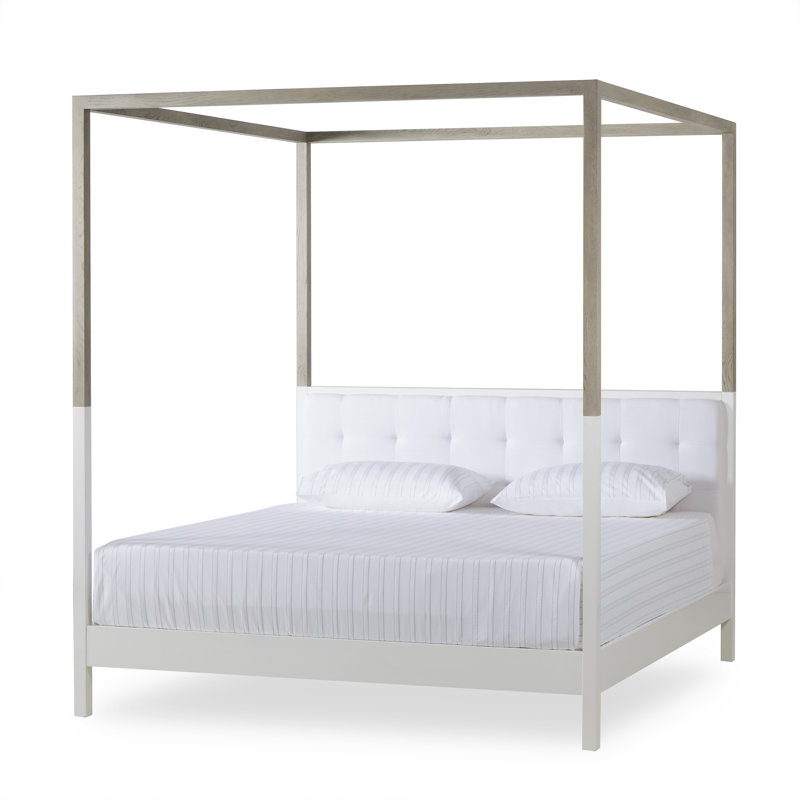Oakland Linen Canopy Bed, King