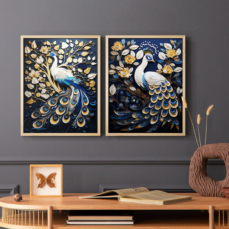 ANIMALS Series CCxxx - reproduction encadrée de qualité supérieure - prête à être accrochée - aucun clou requis - aucun clou requis