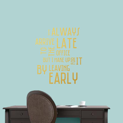 Text & Numbers Non-Wall Damaging Wall Decal