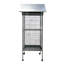 Maidenhead 160cm Iron Pointed Top Floor Bird Cage with Wheels
