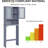 Over The Toilet Storage Cabinet With Double Tempered Glass Doors And Adjustable Shelf, Freestanding Bathroom Storage Rack, 66 Inches Height-2020419405
