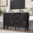 Modern TV Stand With Spacious Storage, Solid Wood Legs, Anti - Tip Device, Ideal For Living Room Entertainment-114223395