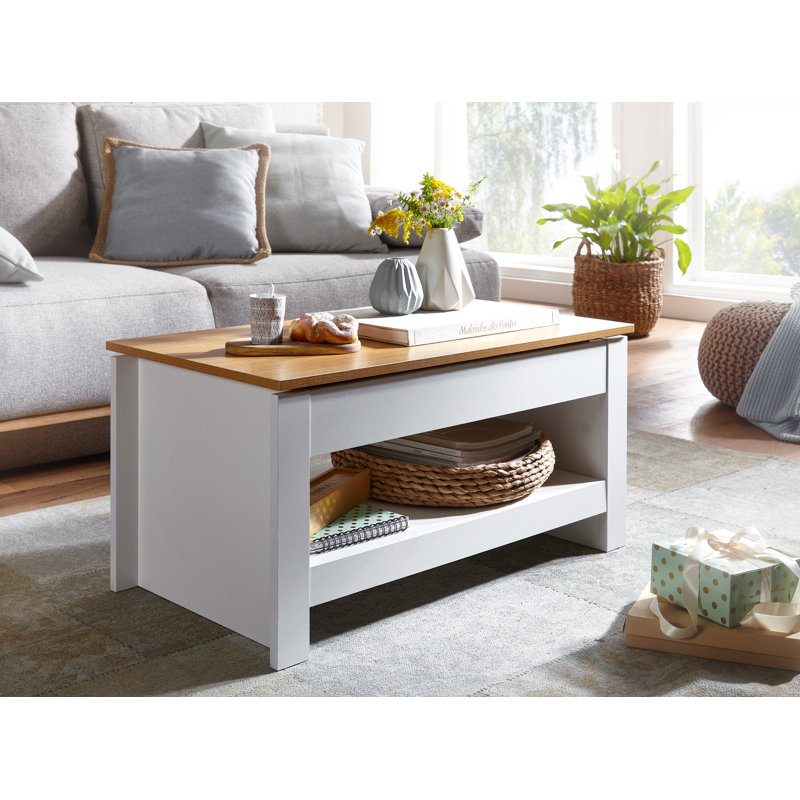 Shona Sled Coffee Table with Storage, 45cm H x 85cm L x 47cm D