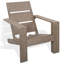 Chaise Adirondack Coral