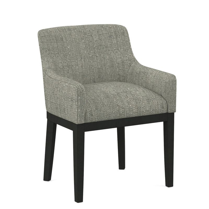 Upholstered Arm Chair, Black, 61703-88