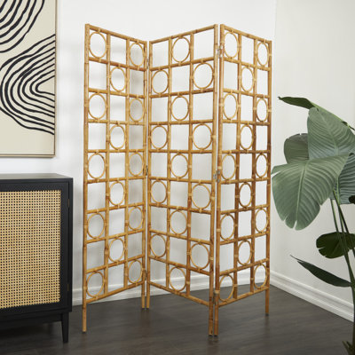 Amarchand 61 " W x 71 " H 3 - Panel Folding