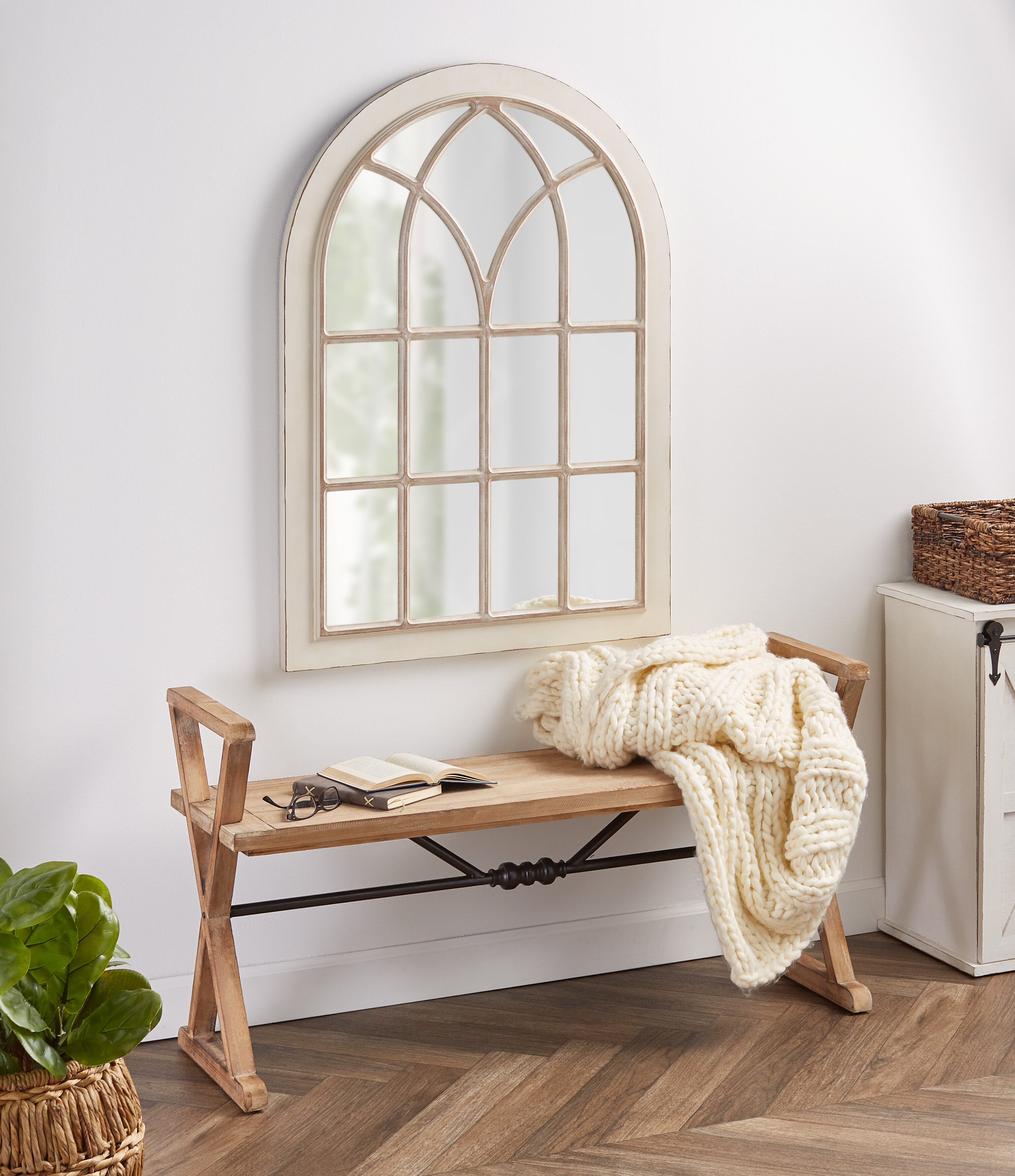 Window pane deals bench