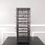 Rebrilliant® Metal Spinner Rack 80X4" Hooks Sock Display Earring Card Stand Retail Countertop 11453-BROWN+80X11666-BLACK