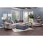 Fauteuil demi-tonneau en polyester 57 po