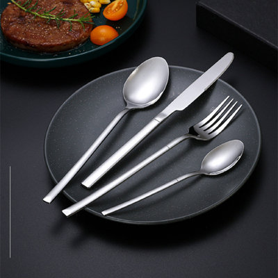 Mercer41 Khalli Stainless Steel Flatware Set - Service for 6