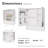 LED Bathroom Medicine Cabinet With Single-Color White Light ,Anti-Fogging ,Easy To Install Aluminum-Plastic Cabinet.