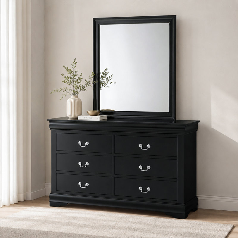 5 Piece Gillett, Queen, Black