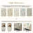  Garbrand Jungle Animal & Floral Washable Beige 2X10 Runner Rugs - Ultra Thin Non Slip Rug For Entryway Kids Room / Nursery-1500934832