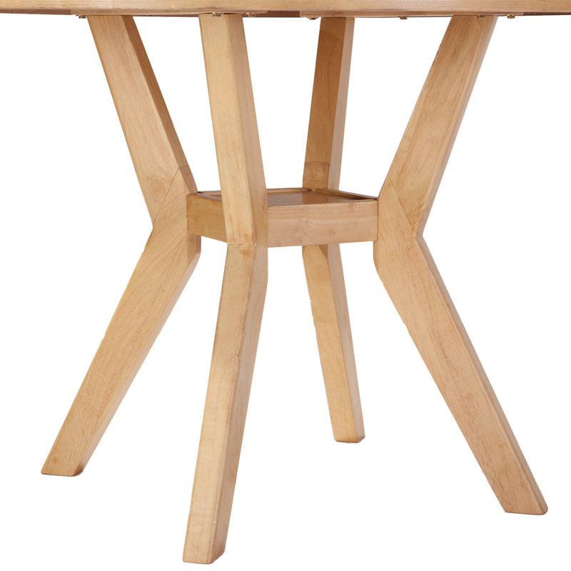 42“ Solid Wood Round Dining Table, Oak