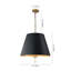 Luminaire suspendu style cône à 5 lumières