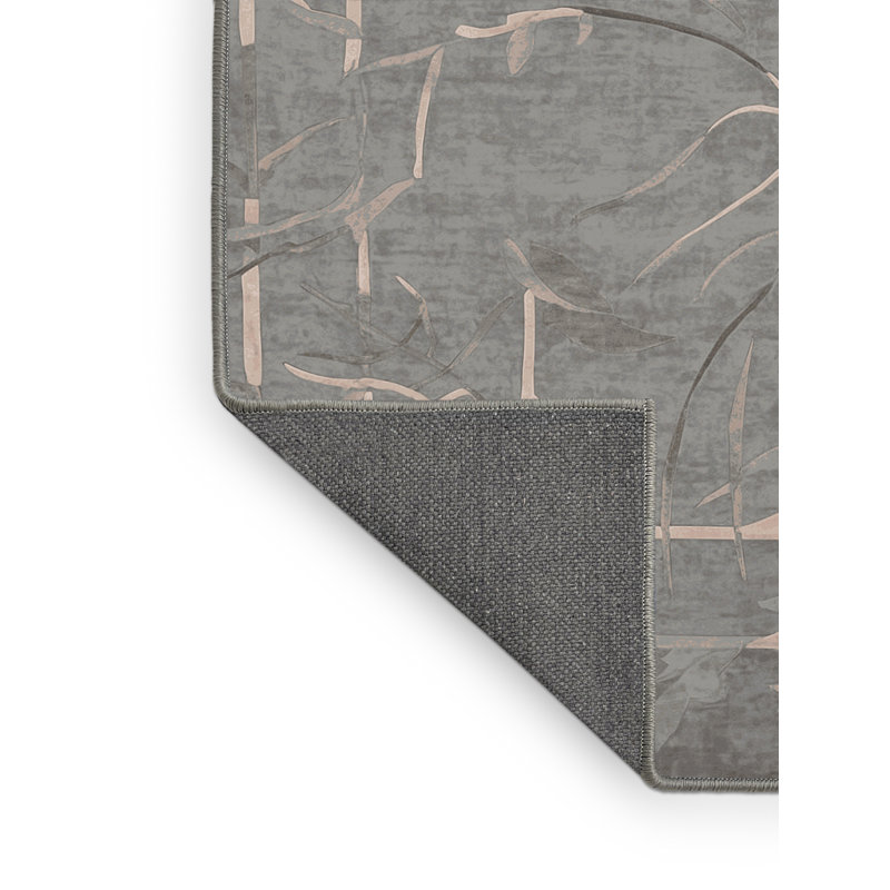 Silky Soft Plush Gray Area Rug, Square 8'