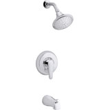Kohler July Rite-Temp Bath and Shower Trim Set, Valve Not Included