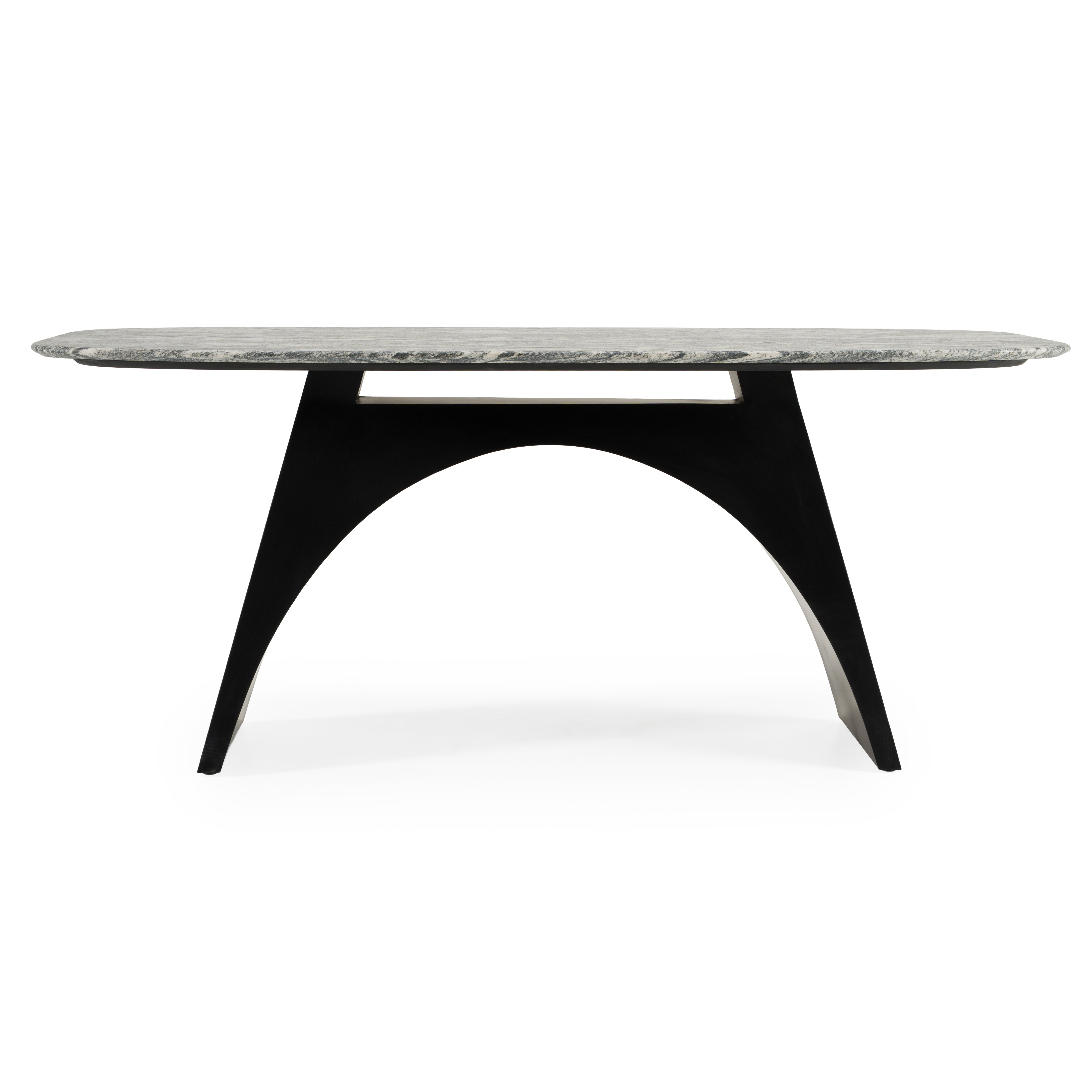 George Oliver Colbert - Modern Black & White Marble Dining Table | Wayfair