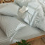 Ensemble de housse de couette à rayures 100% coton lavé MooMee-105229476-111721002
